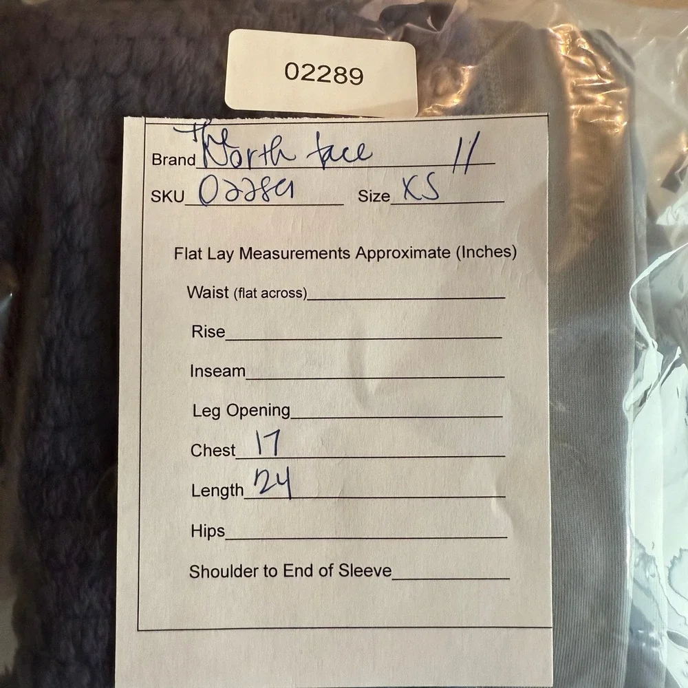 The North Face Womens XS Gray Purple Fleece‎ Full Zip Jacket Thumb Hole